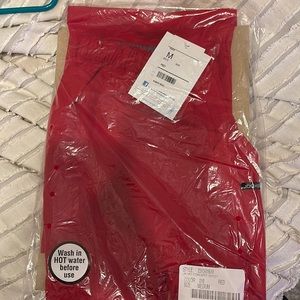 Brand new red scrub pants